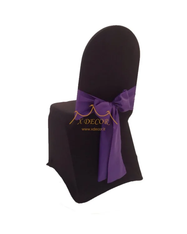 Su violetinės spalvos kaspinu
